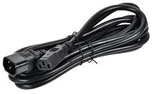 Кабель электропитания PDU 3х1.5 3м с разъемами С13-C14 ITK PC-C13C14-3M