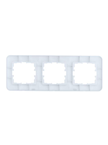 Рамка 3-м ASTI горизонт. бел. LEZARD 7081-0200-148 фото 2
