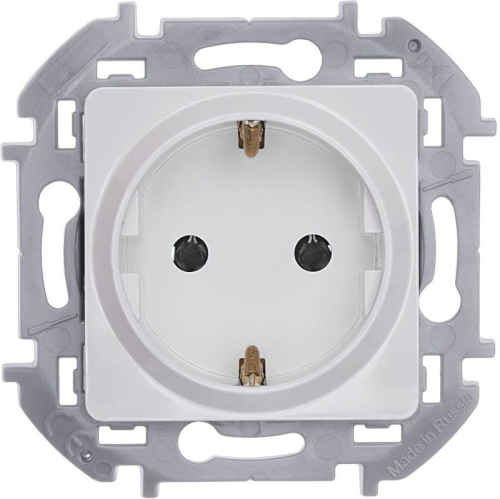 Розетка 1-м СП Inspiria 16А IP20 250В 2P+E немецк. стандарт механизм бел. IEK 673720 фото 5 Розетка 1-м СП Inspiria 16А IP20 250В 2P+E немецк. стандарт механизм бел. IEK 673720 фото 5