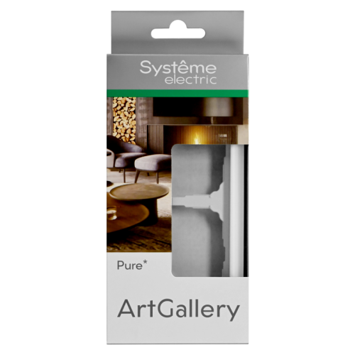 Рамка 2-м ArtGallery Pure органич. стекло бел. SE GAL320102 фото 3