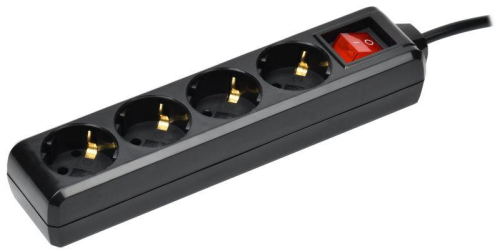 Удлинитель 4х5м с заземл. 16А IP20 У04К 250В ПВС 3х1 черн. IEK WYP10-16-04-05-ZK-K02 Удлинитель 4х5м с заземл. 16А IP20 У04К 250В ПВС 3х1 черн. IEK WYP10-16-04-05-ZK-K02