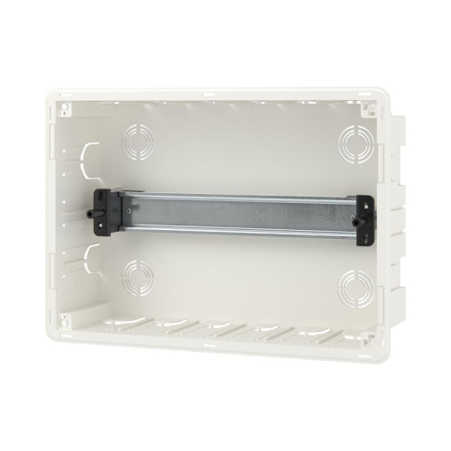 Щиток встраиваемый Фрейм (FRAME) 12мод с тонированной дверцей с 2 шинами PEN на 6 и 8 отверст. бел. DKC F12B1WD фото 4 Щиток встраиваемый Фрейм (FRAME) 12мод с тонированной дверцей с 2 шинами PEN на 6 и 8 отверст. бел. DKC F12B1WD фото 4