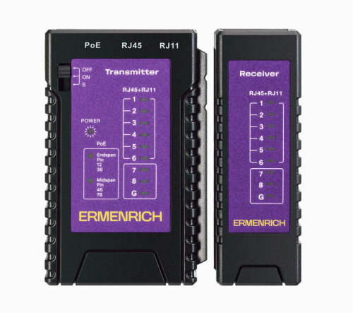 Тестер кабельный NetGeeks NP10 фиолет. Ermenrich 85300 фото 4 Тестер кабельный NetGeeks NP10 фиолет. Ermenrich 85300 фото 4