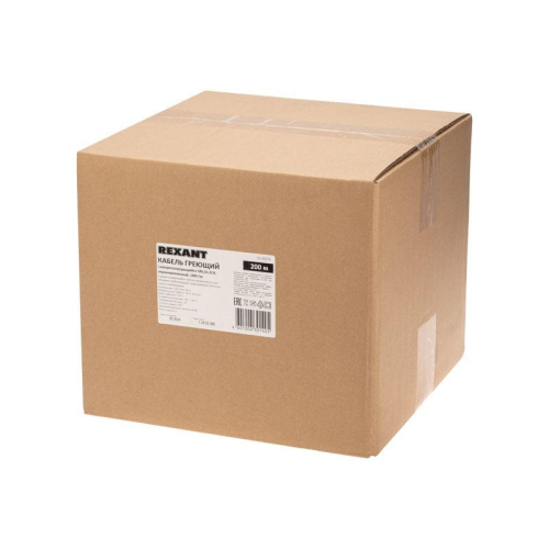 Кабель греющий (нагрев.) саморег. SRL16-2CR экранированный 16Вт/м 0.88кв.мм/105м 200м Rexant 51-0275 фото 3