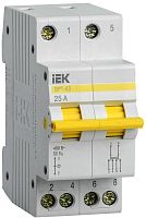 Выключатель-разъединитель трехпозиционный 2п ВРТ-63 25А KARAT IEK MPR10-2-025