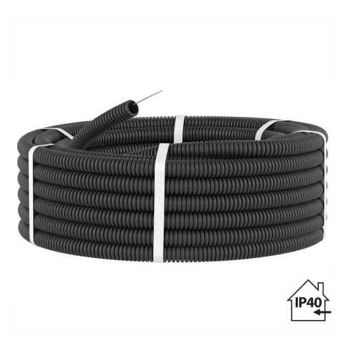 Труба гофрированная ПНД d16мм с протяжкой черн. (уп.50м) TOKOV ELECTRIC TKE-PND16-BL-50 фото 2 Труба гофрированная ПНД d16мм с протяжкой черн. (уп.50м) TOKOV ELECTRIC TKE-PND16-BL-50 фото 2