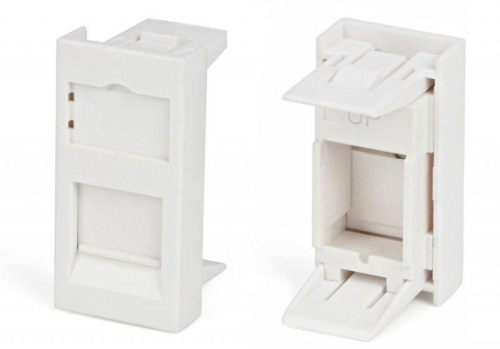 Вставка SIP2-1K-M45-22.5 45х22.5 (аналог Mosaic) для 1 модуля формата Keystone Jack Hyperline 35206 Вставка SIP2-1K-M45-22.5 45х22.5 (аналог Mosaic) для 1 модуля формата Keystone Jack Hyperline 35206