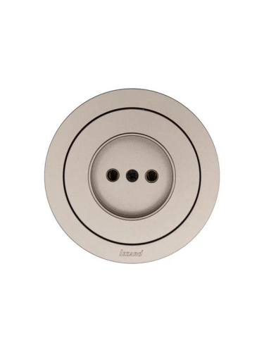 Розетка 1-м СП OSEN без заземл. ПБТ механизм титан LEZARD 743-3788-121B фото 4 Розетка 1-м СП OSEN без заземл. ПБТ механизм титан LEZARD 743-3788-121B фото 4