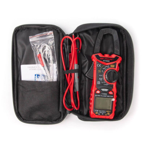 Клещи токовые цифровые KT 206D "PROLINE" КВТ 80753 фото 4 Клещи токовые цифровые KT 206D "PROLINE" КВТ 80753 фото 4