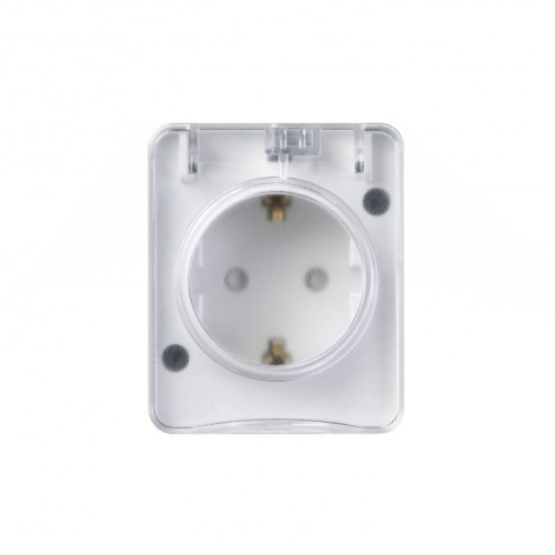 Розетка 1-м ОП AtlasDesign PROFI 16А IP54 250В заземл. защ. шторки бел. SE ATN540145 фото 7