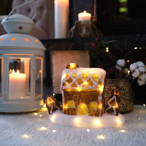 Фигура светодиодная акриловая "Пряничный домик" 26х15.5х20см 30LED 3хАА (не в комплекте) Neon-Night 513-324 фото 3 Фигура светодиодная акриловая "Пряничный домик" 26х15.5х20см 30LED 3хАА (не в комплекте) Neon-Night 513-324 фото 3