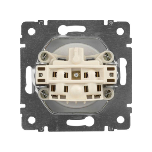 Розетка 1-м СП Valena 16А IP21 без заземл. на винтах механизм алюм. Leg 770116 фото 3