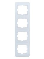 Рамка 4-м ASTI вертикал. бел. LEZARD 7081-0200-154