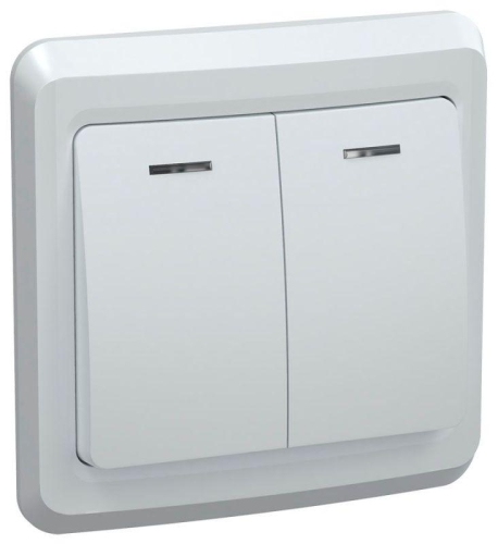 Выключатель 2-кл. СП Вега 10А IP20 ВС10-2-1-ВБ с индикацией бел. GENERICA EVV21-K01-10-DM Выключатель 2-кл. СП Вега 10А IP20 ВС10-2-1-ВБ с индикацией бел. GENERICA EVV21-K01-10-DM