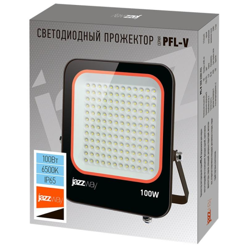 Прожектор светодиодный PFL-V 100Вт 6500К IP65 ДО Pro JazzWay 5039759 фото 5