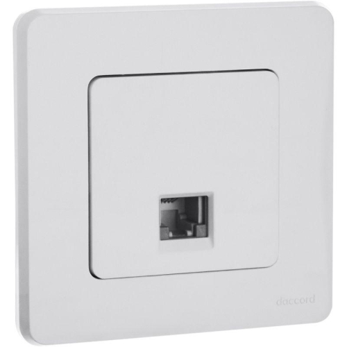 Розетка телефонная Inspiria RJ11 механизм бел. IEK 673820 фото 3