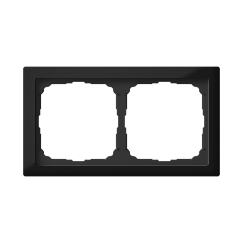 Рамка 2-м ArtGallery Pure органич. стекло черн. SE GAL321002