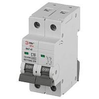 Выключатель автоматический 2п C 10А 4.5кА ВА47-63 PRO ЭРА Б0059420