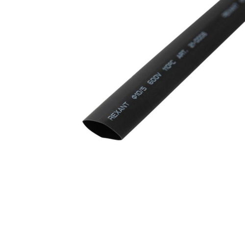 Трубка термоусадочная ТУТ нг 10.0/5.0 черн. 1м Rexant 21-0008 Трубка термоусадочная ТУТ нг 10.0/5.0 черн. 1м Rexant 21-0008