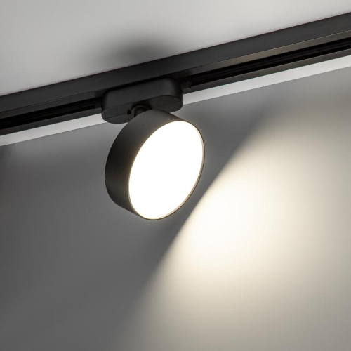 Светильник трековый светодиодный ARTLINE поворотный 95х95х30мм 15Вт 1050Лм 4000К 230В алюм. 7кв.м черн. Ritter 59725 8 фото 2
