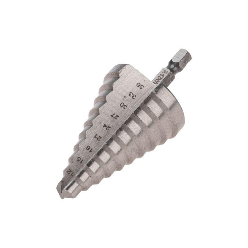 Сверло по металлу ступенчатое 9.0-36.0мм Kranz KR-12-6604 фото 3