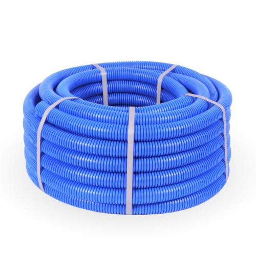 Труба гофрированная ПП легкая d20мм с протяжкой 350 Н негорючая (НГ) син. (уп.25м) Промрукав PR02.0078 фото 2 Труба гофрированная ПП легкая d20мм с протяжкой 350 Н негорючая (НГ) син. (уп.25м) Промрукав PR02.0078 фото 2