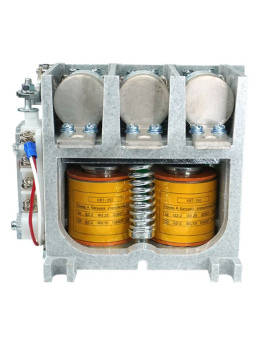 Контактор вакуумный КВТ-1.14-2.5/160-3 У3 3п 160А кат. 220В 2НО+1НЗ IP00 без реле Электротехник ET557366 фото 2