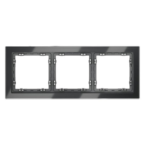 Рамка 3-м S70 стеклян. графит Voltum VLS110307 Рамка 3-м S70 стеклян. графит Voltum VLS110307