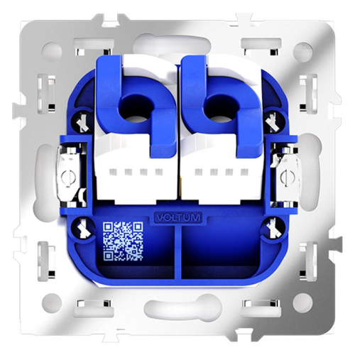 Розетка компьютерная 2-м СП S70 RJ45 + RJ45 кат.6 механизм кашемир Voltum VLS060203 фото 4 Розетка компьютерная 2-м СП S70 RJ45 + RJ45 кат.6 механизм кашемир Voltum VLS060203 фото 4