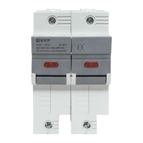 Предохранитель-разъединитель DF 22х58 2п (тип ПВЦ) EKF df222-e фото 8 Предохранитель-разъединитель DF 22х58 2п (тип ПВЦ) EKF df222-e фото 8