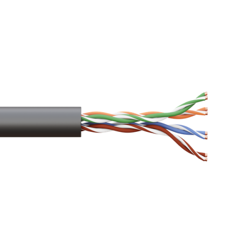 Кабель витая пара U/UTP кат.5E 4 пары 24 AWG solid внешн. LDPE черн. (м) TERACOM PRO EKF TRP-5EUTP-04PE-BK-OUT3 фото 2 Кабель витая пара U/UTP кат.5E 4 пары 24 AWG solid внешн. LDPE черн. (м) TERACOM PRO EKF TRP-5EUTP-04PE-BK-OUT3 фото 2