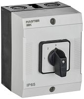 Переключатель кулачковый 10А (сх. 82) в боксе стандартная рукоятка IEK MI-CS20-010-082