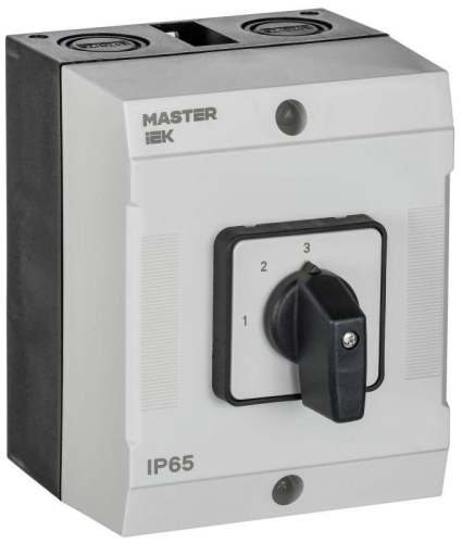Переключатель кулачковый 10А (сх. 82) в боксе стандартная рукоятка IEK MI-CS20-010-082 Переключатель кулачковый 10А (сх. 82) в боксе стандартная рукоятка IEK MI-CS20-010-082