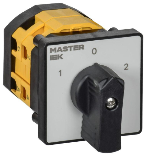 Переключатель кулачковый 16А (сх. 52) стандартная рукоятка IEK MI-CS10-016-052 Переключатель кулачковый 16А (сх. 52) стандартная рукоятка IEK MI-CS10-016-052