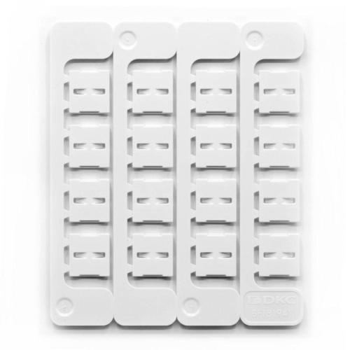 Маркировка бабочка Dкаб=1.9-4.1мм L=18мм (уп.320шт) DKC BF181941 Маркировка бабочка Dкаб=1.9-4.1мм L=18мм (уп.320шт) DKC BF181941