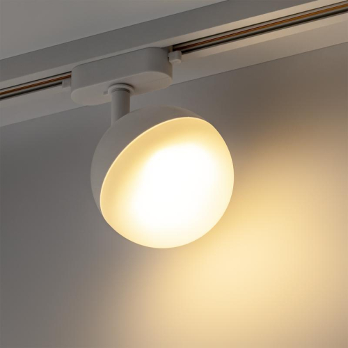 Светильник трековый ARTLINE поворотный шар 100х100х75мм GX53 230В пластик 4кв.м бел. Ritter 59925 2 фото 16