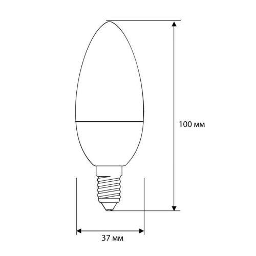 Лампа светодиодная LED8-C35/830/E14 8Вт свеча 3000К тепл. бел. E14 720лм 220В Camelion 12385 фото 2