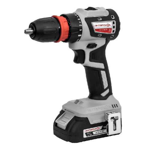 Дрель-шуруповерт аккумуляторная бесщеточн. ДА-13/18В 50 комби АПИ (Li-ion кейс 2 аккум. 2А.ч 4 насадки) ИНТЕРСКОЛ 776.2.2.79 фото 2