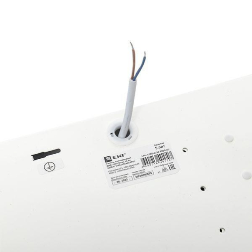 Светильник светодиодный ДВО-1005 36Вт 4000К IP40 1195х180х40 опал панель EKF LPL-1005-O-36-4000-40 фото 9