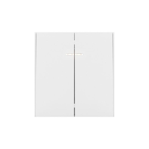 Выключатель 2-кл. СП STRONG MIELE 10А с подсветкой жемчуг Kranz KR-78-0714-4