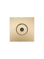 Розетка ТВ проходная СП ZIMA IP20 зол. LEZARD 704-3688-129
