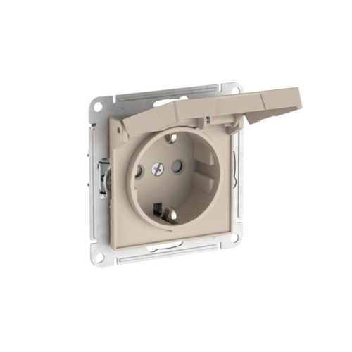 Розетка AtlasDesign 16А IP20 с заземл. защ. шторки с крышкой быстрозажим. клем. механизм песочн. SE ATN001246S фото 5 Розетка AtlasDesign 16А IP20 с заземл. защ. шторки с крышкой быстрозажим. клем. механизм песочн. SE ATN001246S фото 5