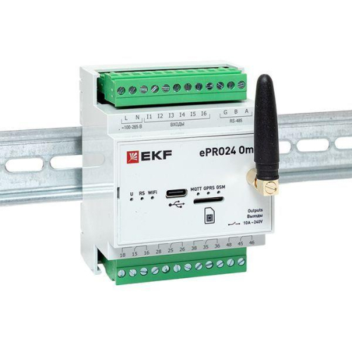 Контроллер удаленного управления 6вх./4вых. Wi-Fi GSM 230 В ePRO24 Omni EKF ePRO24-6-4-WG-OMNI фото 5 Контроллер удаленного управления 6вх./4вых. Wi-Fi GSM 230 В ePRO24 Omni EKF ePRO24-6-4-WG-OMNI фото 5