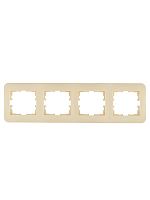 Рамка 4-м ASTI горизонт. крем. LEZARD 7081-0300-149
