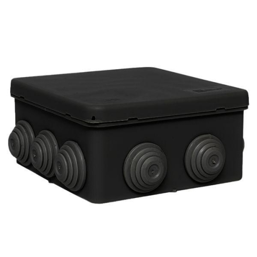 Коробка распределительная КМР-030-014 100х100х50 IP55 с крышкой 10 мембранных вводов черн. EKF plc-kmr2-030-014-b фото 2