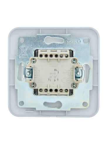 Выключатель 2-кл. 1п СП ASTI 10А IP20 в сборе бел. LEZARD 7081-0202-101 фото 2 Выключатель 2-кл. 1п СП ASTI 10А IP20 в сборе бел. LEZARD 7081-0202-101 фото 2