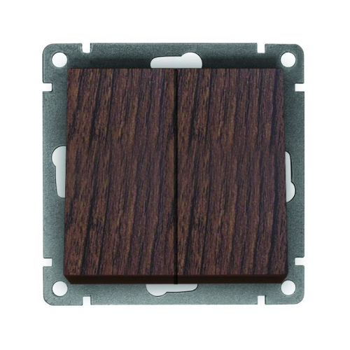 Выключатель 2-кл. СП Афина 10А IP20 механизм венге Universal A0023-V Выключатель 2-кл. СП Афина 10А IP20 механизм венге Universal A0023-V