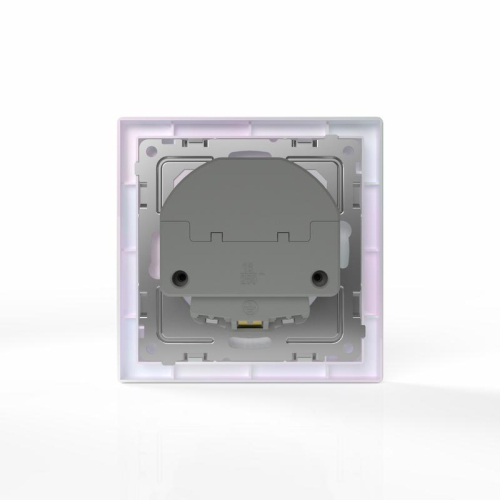 Розетка 1-м СП Pixel IP20 с заземл. с 2-мя заряд. устр. USB тип A+C механизм перламутр. TOKOV ELECTRIC TKE-PX-R1U2AC-C04 фото 3