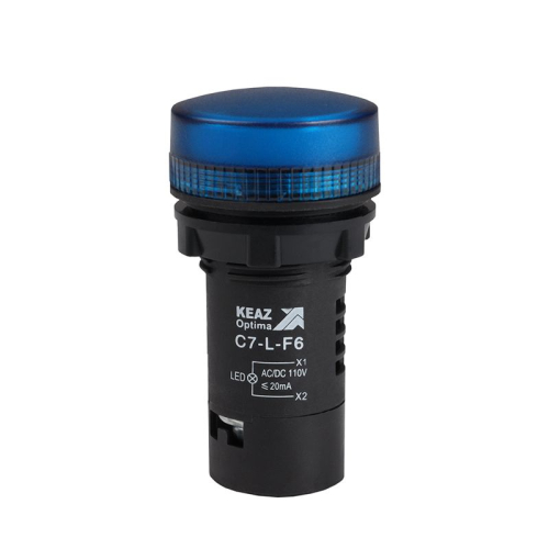 Лампа светодиодная OptiSignal Compact D22 С7-L-F6 син. 110В AC/DC XB7EV06GP КЭАЗ 362157 Лампа светодиодная OptiSignal Compact D22 С7-L-F6 син. 110В AC/DC XB7EV06GP КЭАЗ 362157