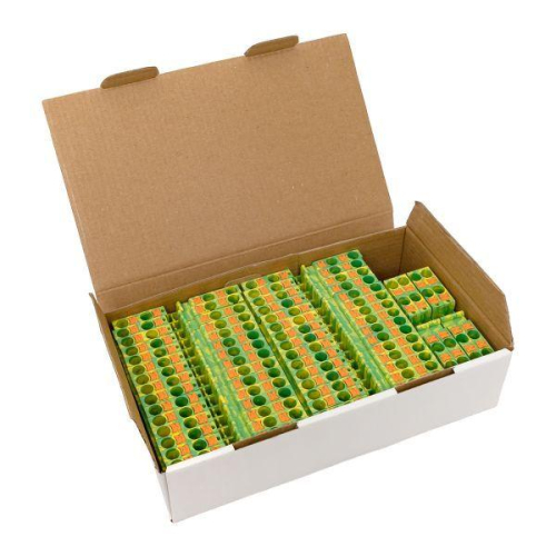 Колодка клеммная пружинная 6 Push-in 4 вывода земля EKF PIT-6-4-pe фото 2